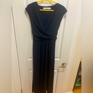 Contemporaine, dark navy maxi dress